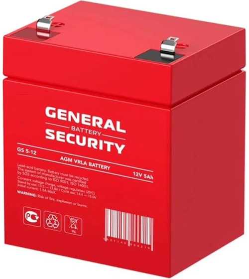 General Security GS 5-12 Аккумуляторы фото, изображение